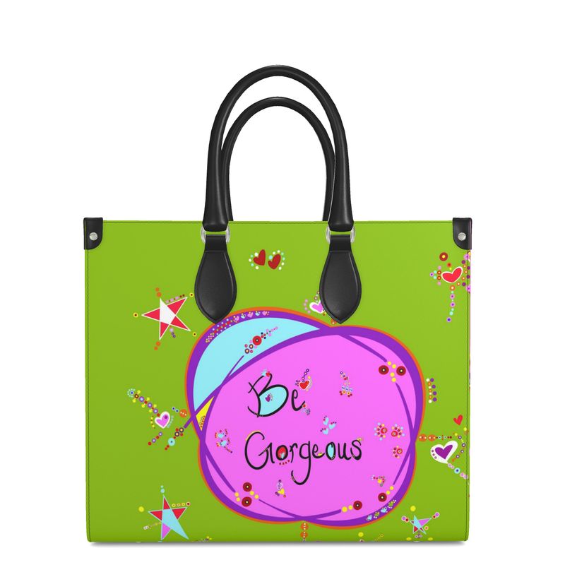 Leather Shopper Bag - Be Gorgeous