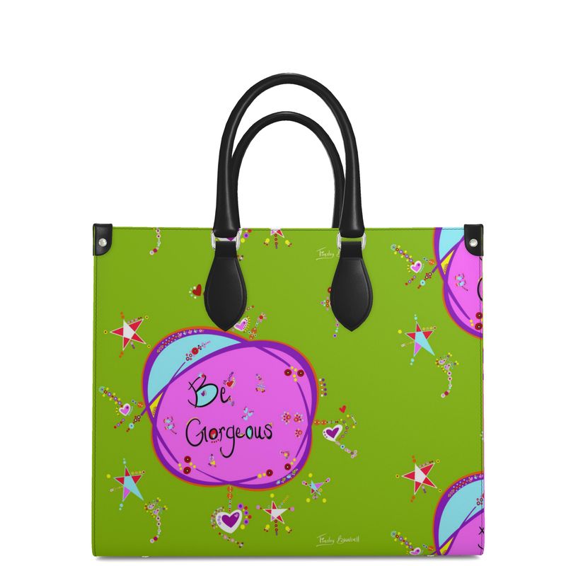 Leather Shopper Bag - Be Gorgeous