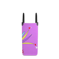 Leather Shopper Bag - Yellow Leaves