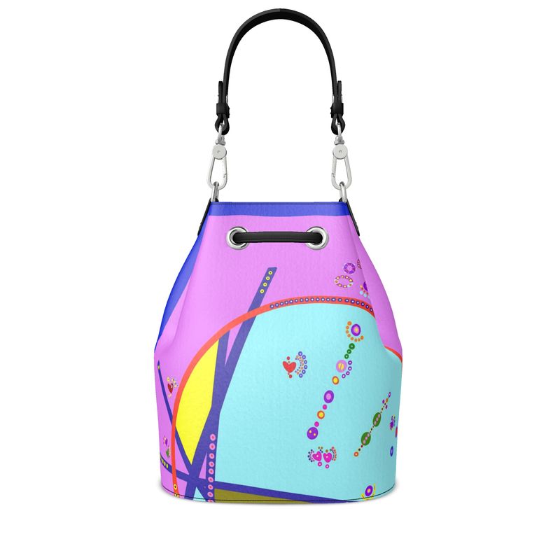 Leather Bucket Bag - I Matter