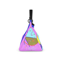 Leather Slouch Bag - I Matter