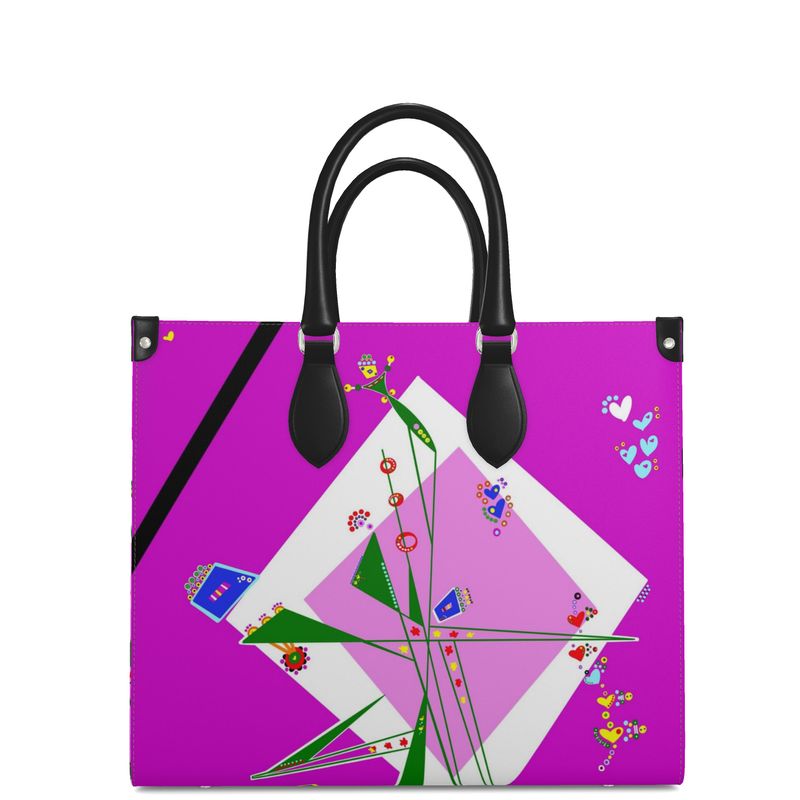 Leather Shopper Bag - Take A New Voyage