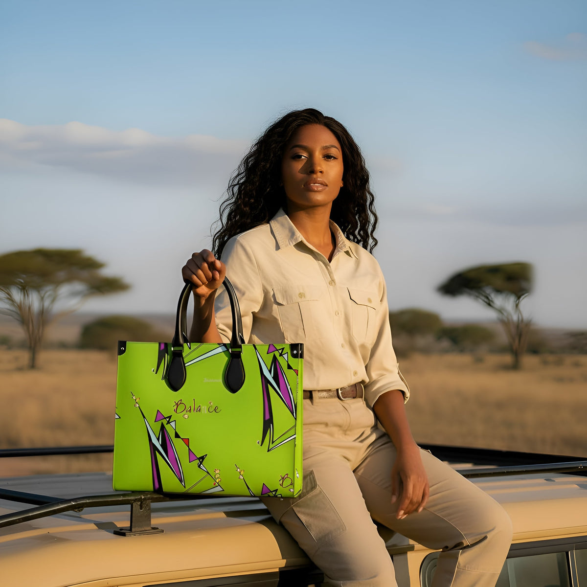 Leather Shopper Bag - Balance