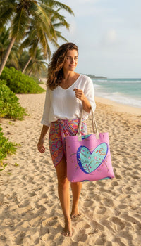 Neoprene Tote Bag - Smile