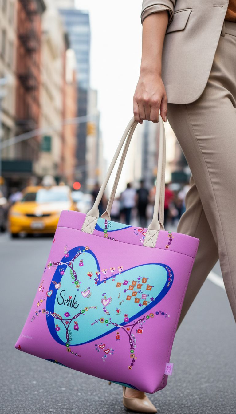 The Tote - Neoprene - Smile