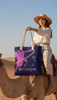 Neoprene Tote Bag - Be Courageous - Love Your Life