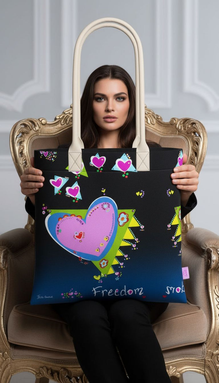 Neoprene Tote Bag - Freedom
