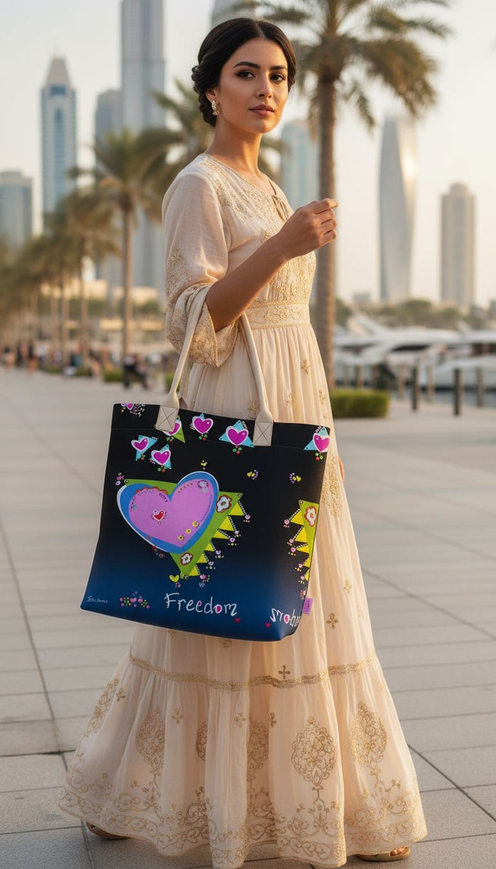 Neoprene Tote Bag - Freedom