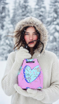 Leather Bucket Bag - Smile