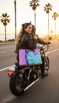 Leather Kika Tote Bag - Smile