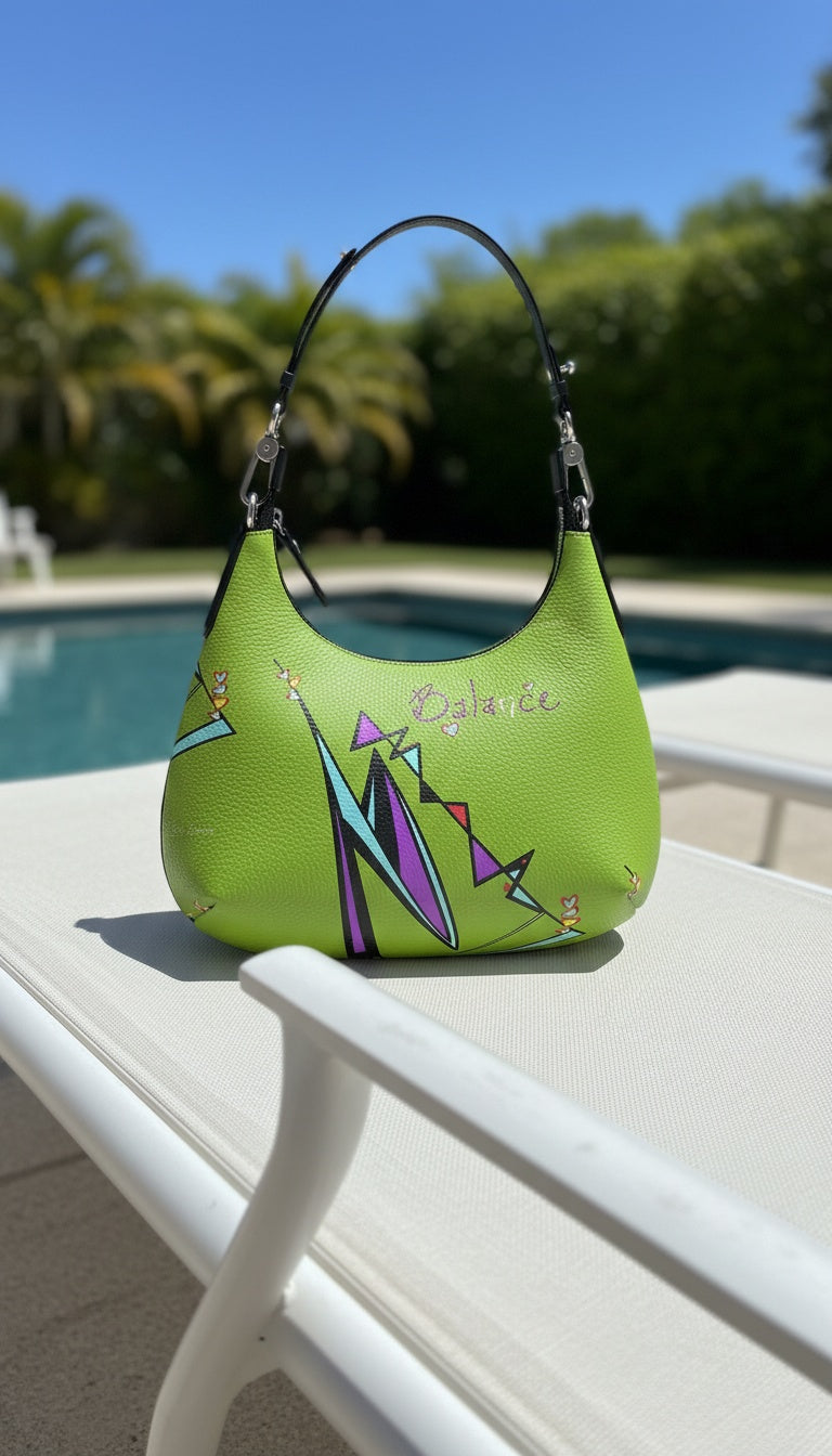 Mini Leather Hobo Bag - Balance