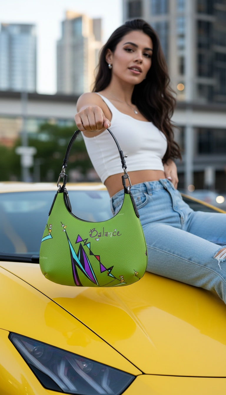 Mini Leather Hobo Bag - Balance