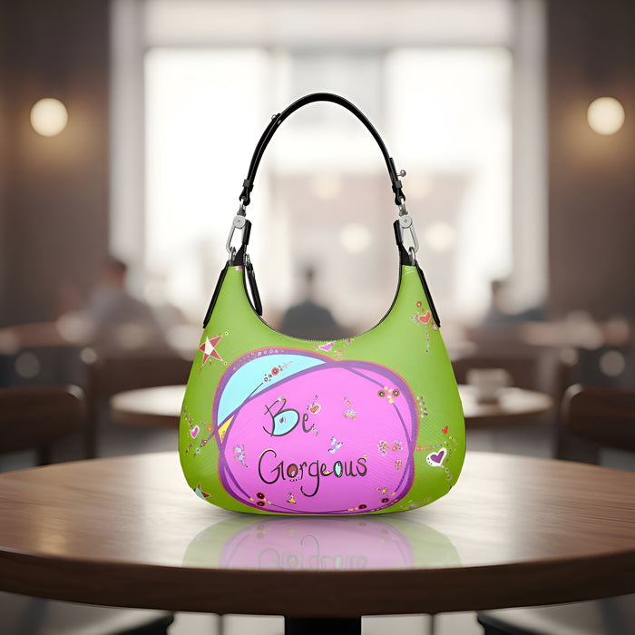 Mini Leather Hobo Bag - Be Gorgeous