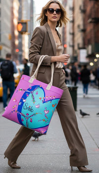 Neoprene Tote Bag - Smile