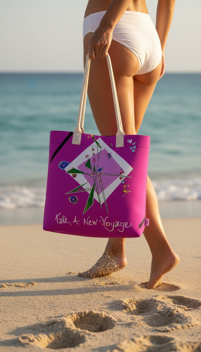 Neoprene Tote Bag - Take A New Voyage