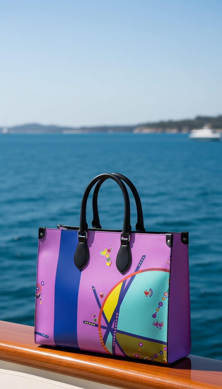 Leather Shopper Bag - I Matter