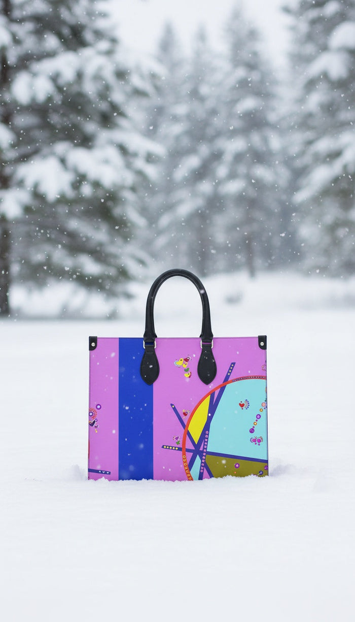 Leather Shopper Bag - I Matter