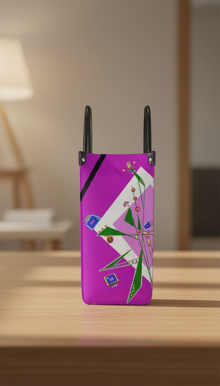 Leather Shopper Bag - Take A New Voyage