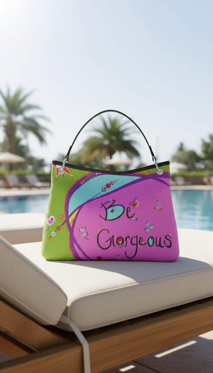 Leather Slouch Bag - Be Gorgeous