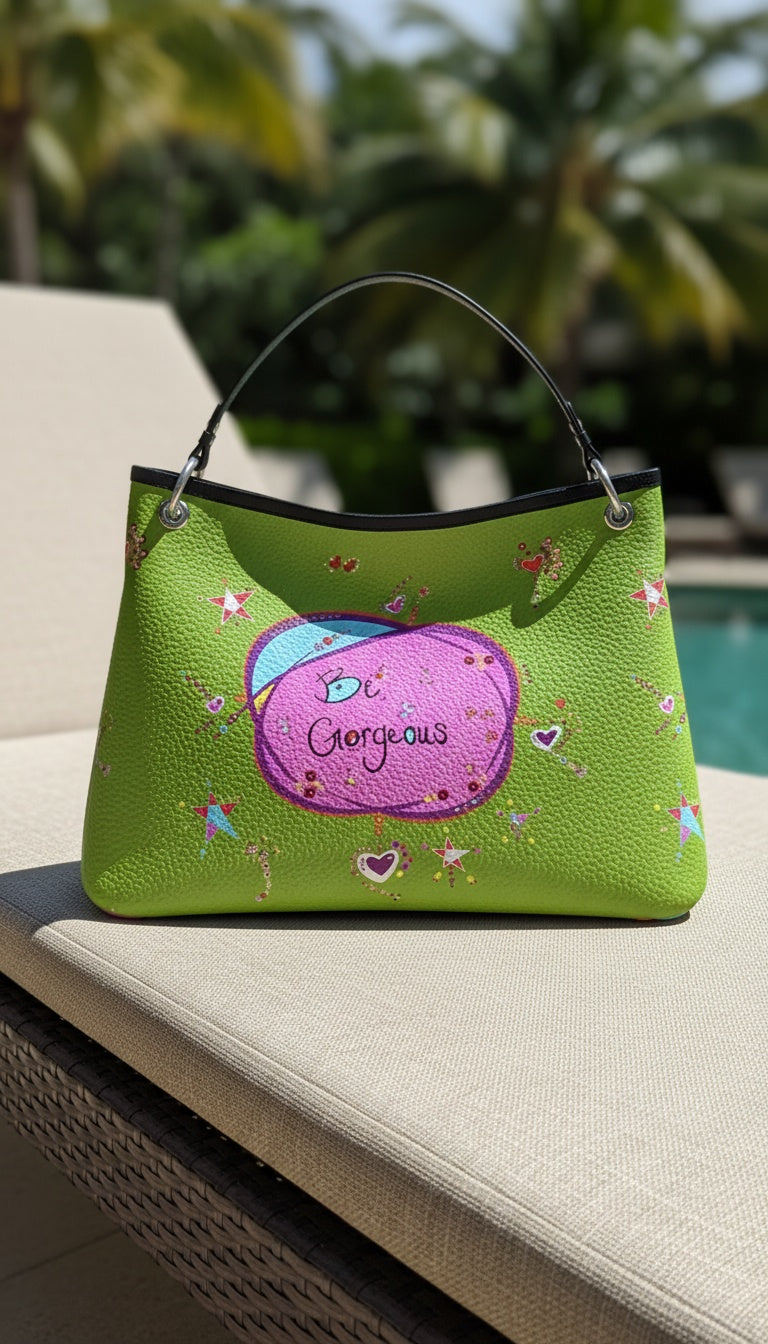 Leather Slouch Bag - Be Gorgeous